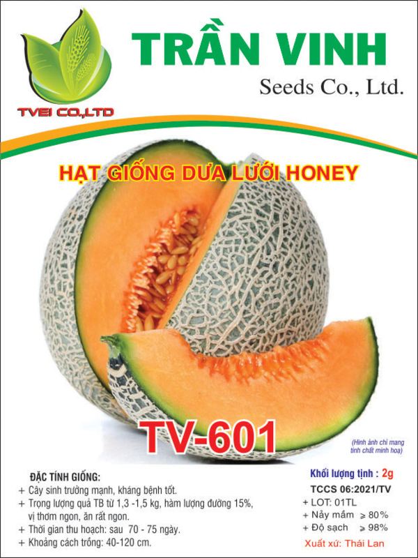 Hạt giống Dưa Lưới Honey - TV601