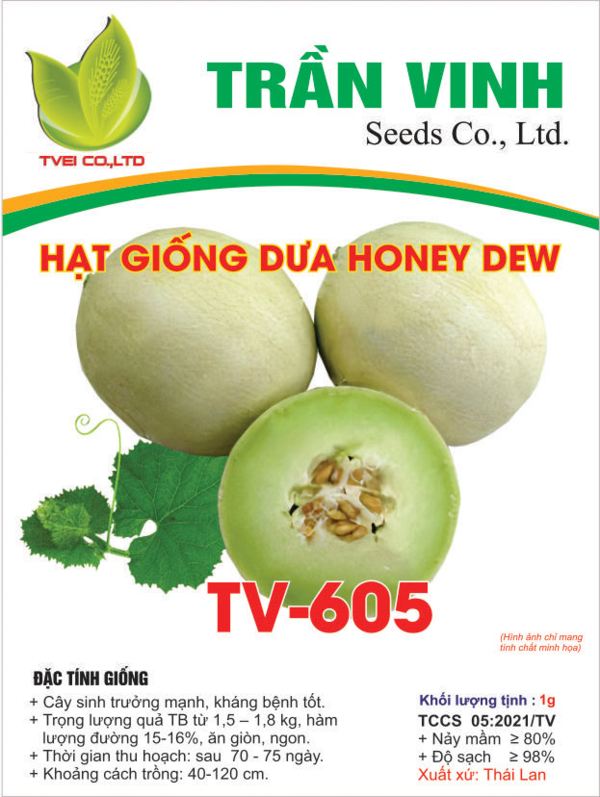 Hạt giống Dưa Honey Dew - TV605